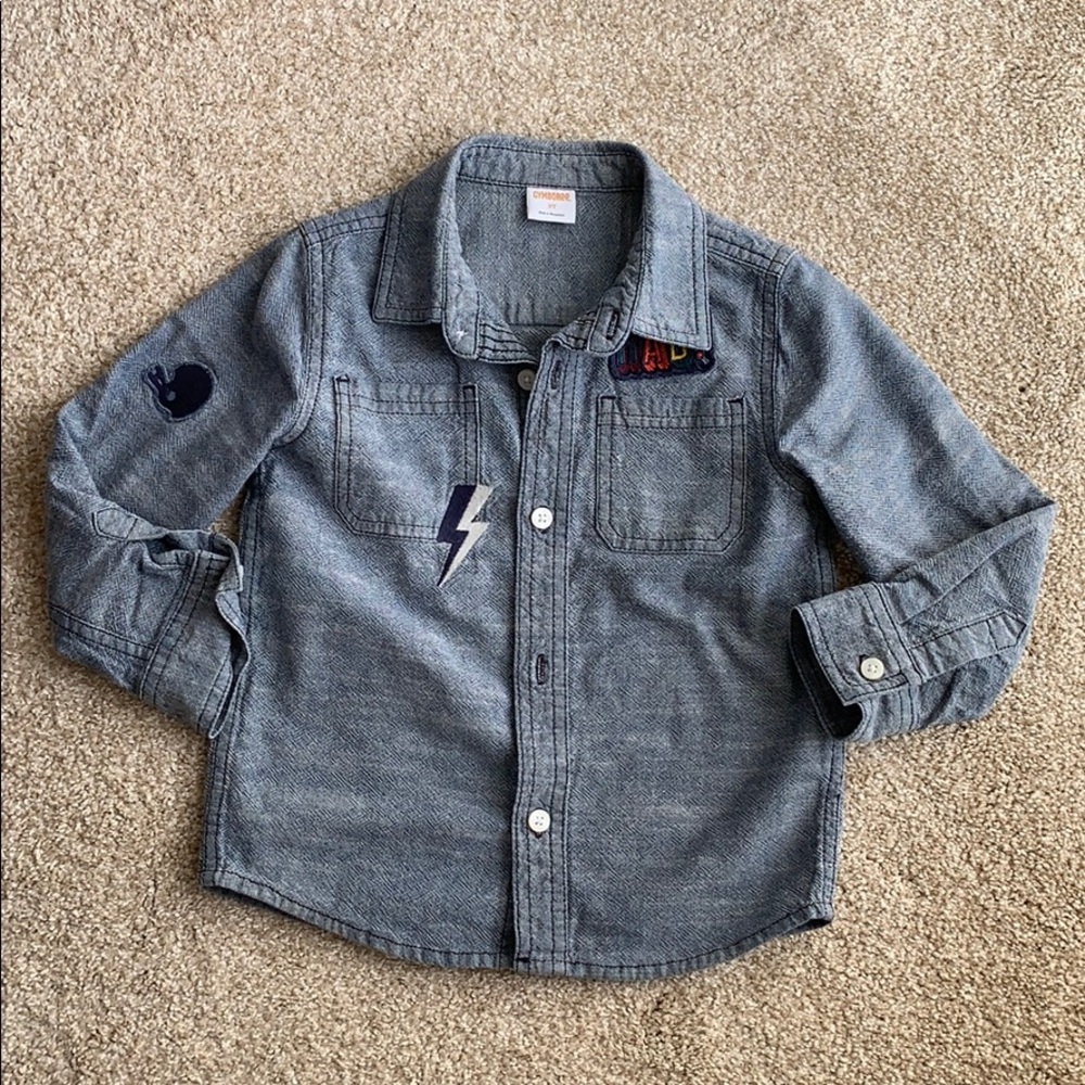 Boy’s Chambray Button-Down Shirt
